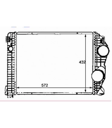  Radiateur moteur IVECO Daily 99-03 