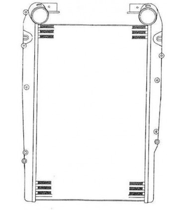 ECHANGEUR AIR POUR RENAULT TRUCK 5010315524 5010514448 5010619268A RVI514448