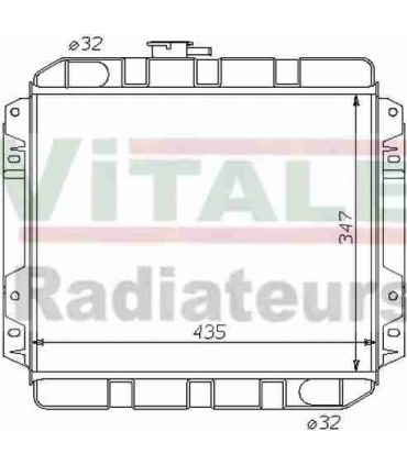  Radiateur eau pour SCANIA Série P 95-04 