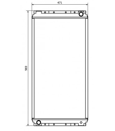 RADIADORES PARA  LIEBHERR    10021791 LI870500