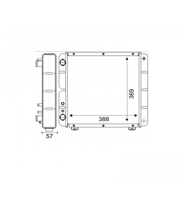 RADIADORES PARA GENERATOR KOHLER  LOMBARDINI ED0073502650-S ED0073502650S 7350265 7350360