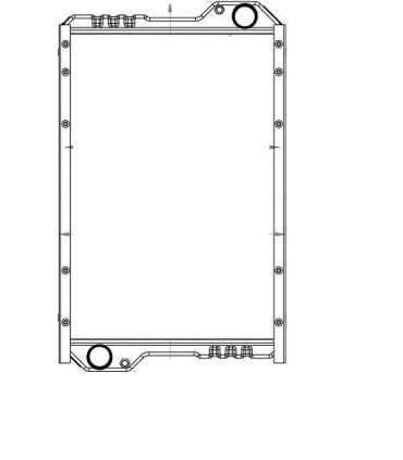 RADIADORES PARA  NEW HOLLAND TG210 TG230 TG255 TG285  445919A1 445920A1 NH445920