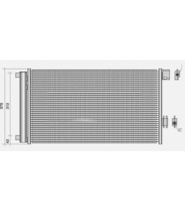 CONDENSADOR PARA  RENAULT DACIA DUSTER  921004366R