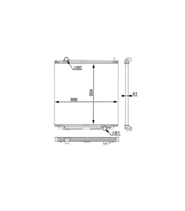 RADIADORES PARA  MAN TGX I  81061010078 81.06101-6789 81.06101.6789